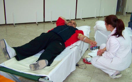 Крводарителска акција ва Заводот за трансфузиологија