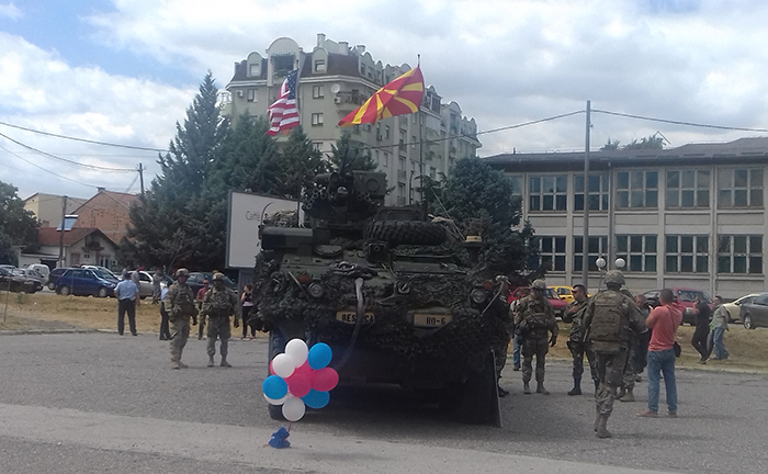 Куманово ја пречека американската војска